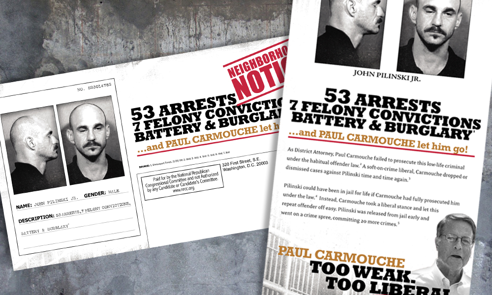 Innovative Politics designed direct mail for the National Republican Congressional Committee