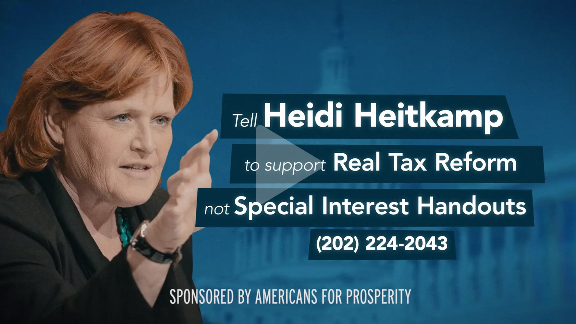 Video- Heitkamp turned her back